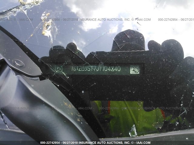 1G1ZB5ST7JF104840 - 2018 CHEVROLET MALIBU LS შავი ფოტო 9