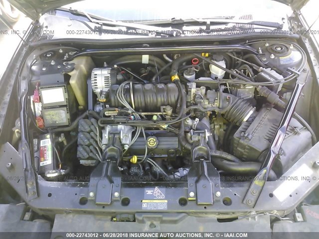 2G1WX15K729271340 - 2002 CHEVROLET MONTE CARLO SS შავი ფოტო 10