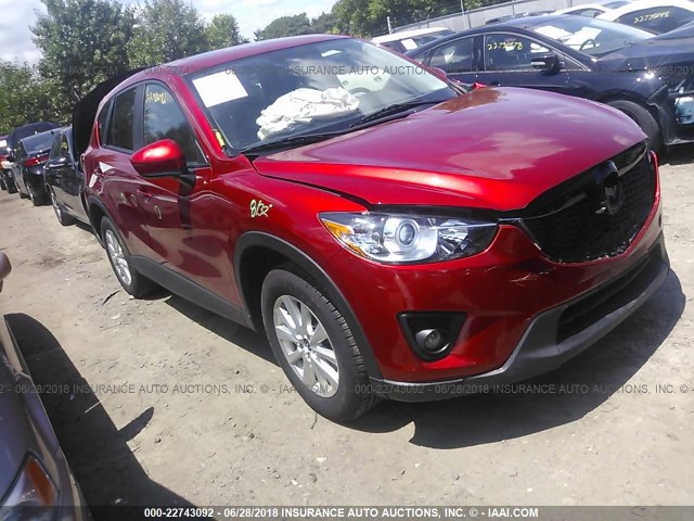 JM3KE2CY3E0321424 - 2014 MAZDA CX-5 TOURING RED photo 1