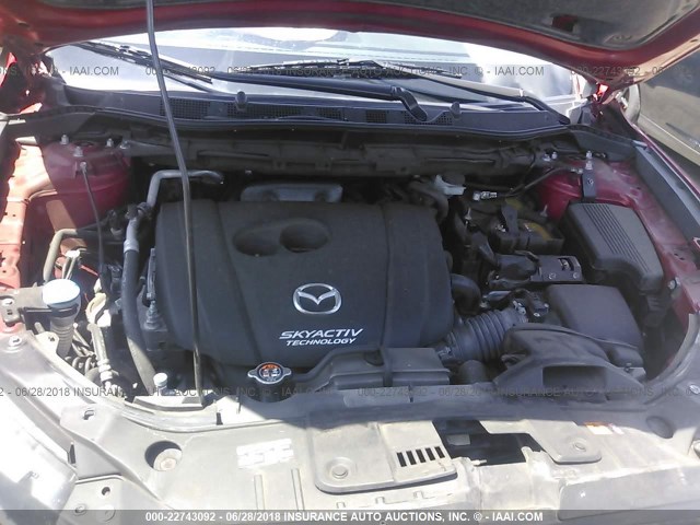 JM3KE2CY3E0321424 - 2014 MAZDA CX-5 TOURING RED photo 10