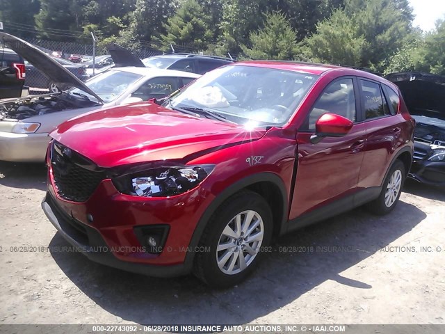 JM3KE2CY3E0321424 - 2014 MAZDA CX-5 TOURING RED photo 2