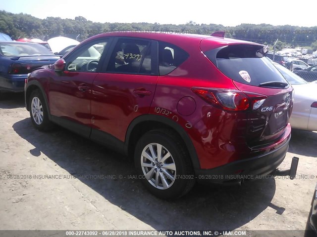 JM3KE2CY3E0321424 - 2014 MAZDA CX-5 TOURING RED photo 3