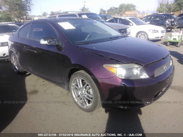 JTKDE167250022451 - 2005 TOYOTA SCION TC 栗色 照片 1