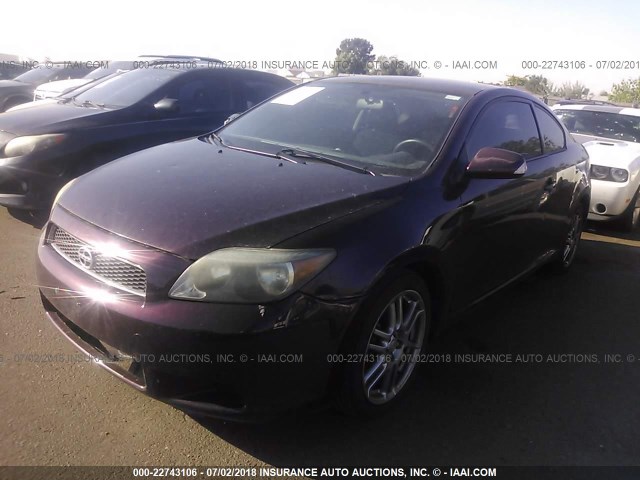 JTKDE167250022451 - 2005 TOYOTA SCION TC 栗色 照片 2