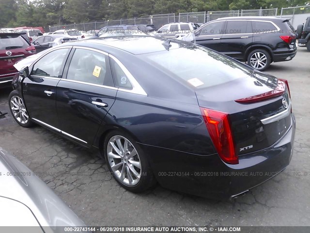 2G61P5S36D9143019 - 2013 CADILLAC XTS LUXURY COLLECTION BLUE photo 3