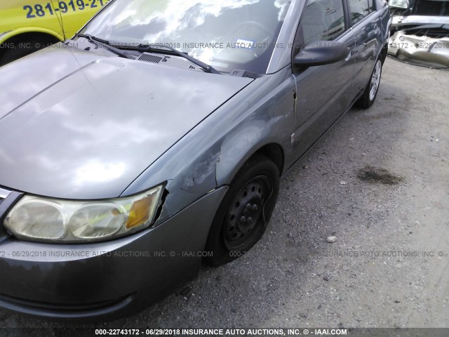 1G8AJ58F57Z107326 - 2007 SATURN ION LEVEL 2 灰色 照片 6