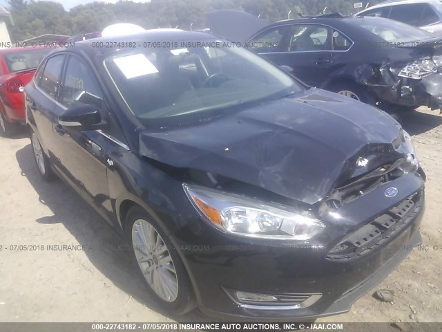 1FADP3J23GL246148 - 2016 FORD FOCUS TITANIUM BLACK photo 1