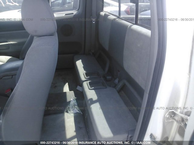 5TETX22N15Z040396 - 2005 TOYOTA TACOMA ACCESS CAB Biały zdjęcie 8