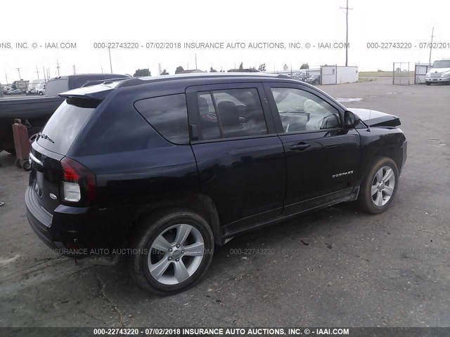 1C4NJCEA7GD633541 - 2016 JEEP COMPASS LATITUDE 蓝色 照片 4