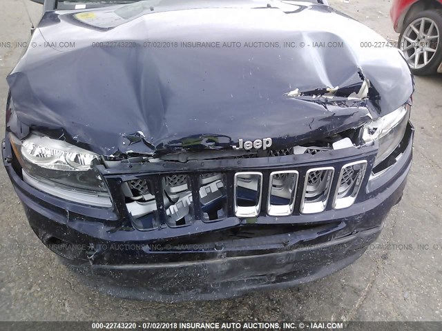 1C4NJCEA7GD633541 - 2016 JEEP COMPASS LATITUDE 蓝色 照片 6