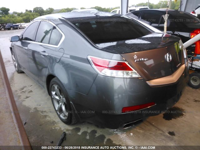 19UUA96299A005167 - 2009 ACURA TL GRAY photo 3