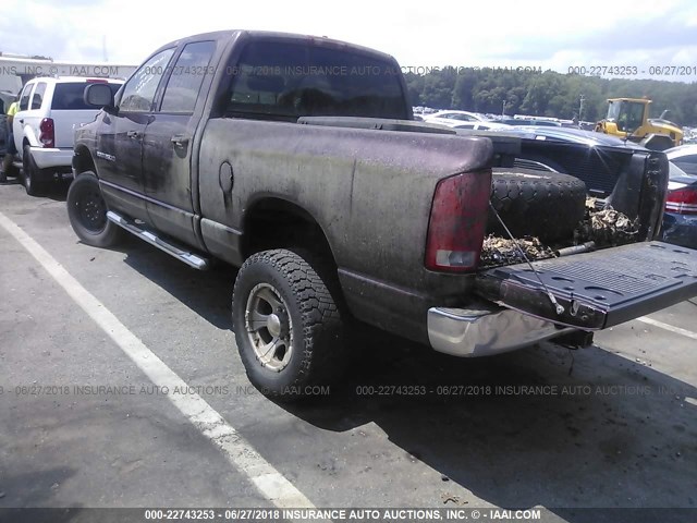 3D7KS28C75G790306 - 2005 DODGE RAM 2500 ST/SLT 勃艮第红 照片 3