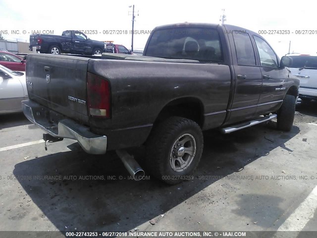 3D7KS28C75G790306 - 2005 DODGE RAM 2500 ST/SLT BURGUNDY photo 4