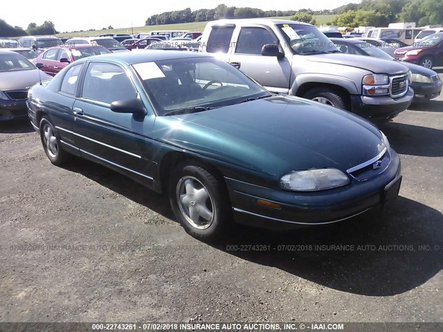 2G1WW12M8X9281522 - 1999 CHEVROLET MONTE CARLO LS მწვანე ფოტო 1