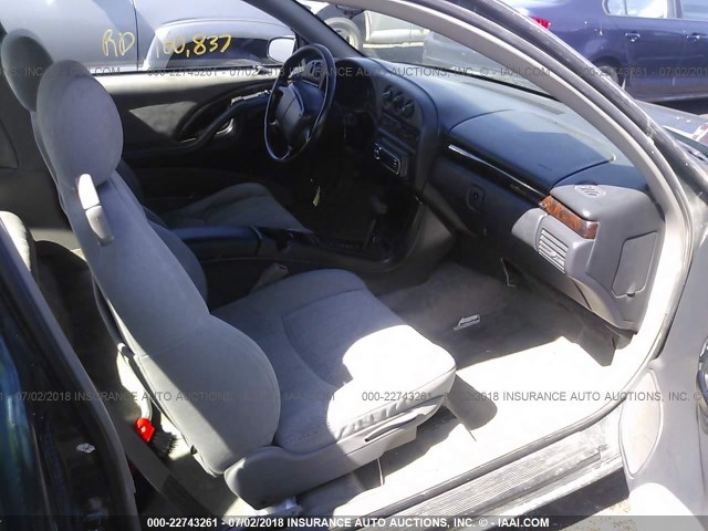 2G1WW12M8X9281522 - 1999 CHEVROLET MONTE CARLO LS მწვანე ფოტო 5