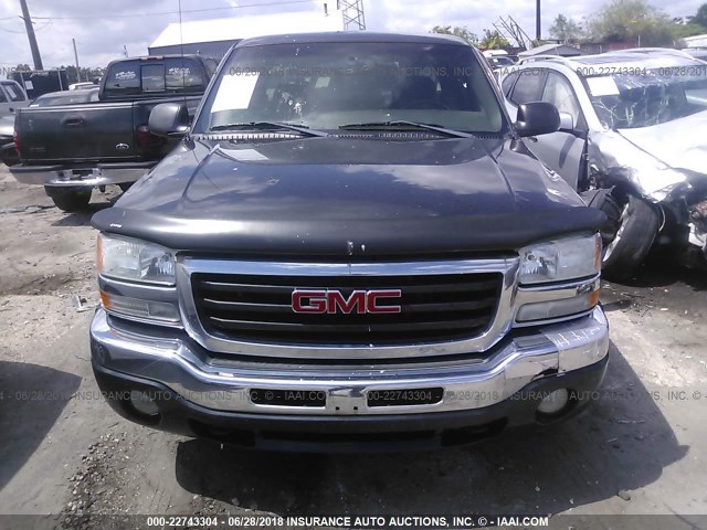 2GTEC19V631340263 - 2003 GMC NEW SIERRA C1500 GRAY photo 6