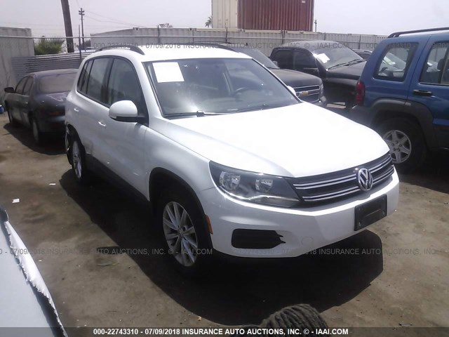 WVGBV7AX5HK046935 - 2017 VOLKSWAGEN TIGUAN S/LIMITED WHITE photo 1