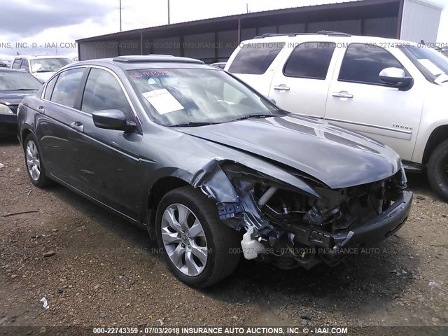 1HGCP26839A056797 - 2009 HONDA ACCORD EXL GREEN photo 1