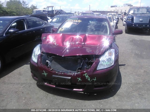 1N4AL2APXCN530573 - 2012 NISSAN ALTIMA S RED photo 6