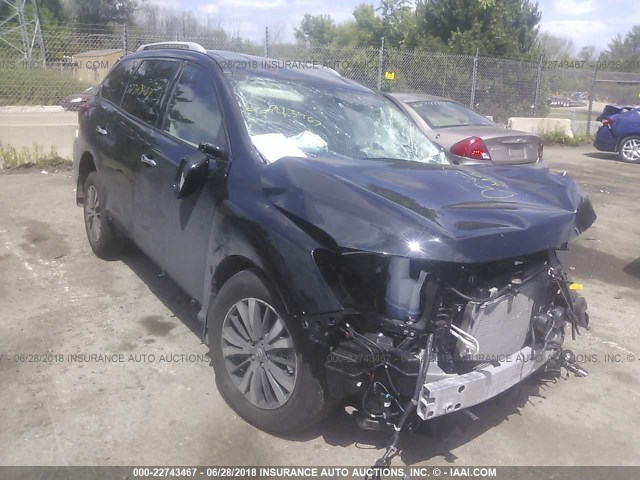 5N1DR2MM1HC695773 - 2017 NISSAN PATHFINDER S/SV/SL/PLATINUM 黑色 照片 1