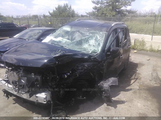 5N1DR2MM1HC695773 - 2017 NISSAN PATHFINDER S/SV/SL/PLATINUM 黑色 照片 2