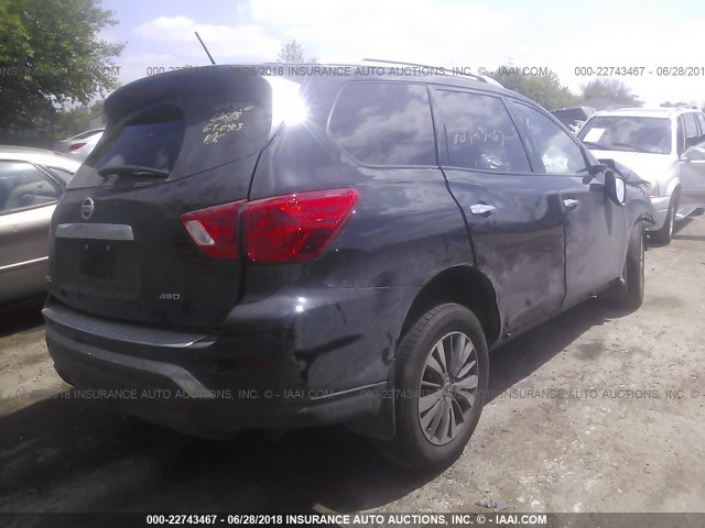 5N1DR2MM1HC695773 - 2017 NISSAN PATHFINDER S/SV/SL/PLATINUM BLACK photo 4