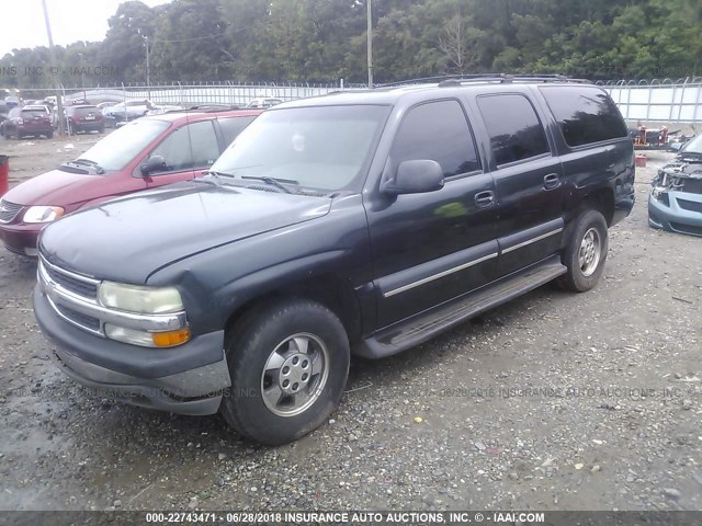 1GNEC16Z03J330798 - 2003 CHEVROLET SUBURBAN C1500 GRAY photo 2