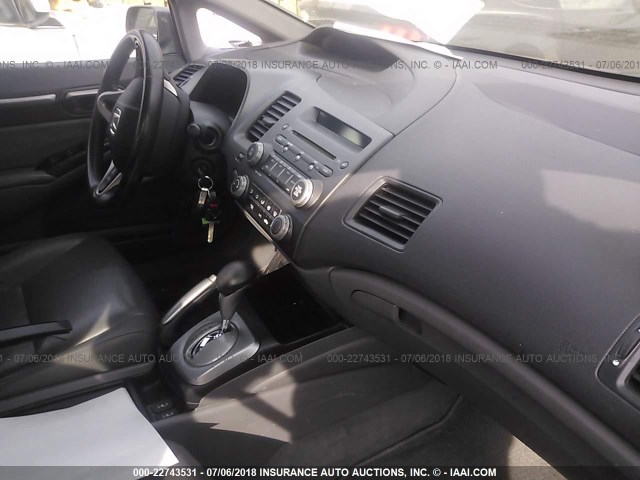 2HGFA1F92AH527166 - 2010 HONDA CIVIC EXL GRAY photo 5