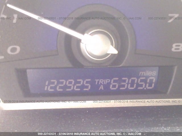 2HGFA1F92AH527166 - 2010 HONDA CIVIC EXL GRAY photo 7