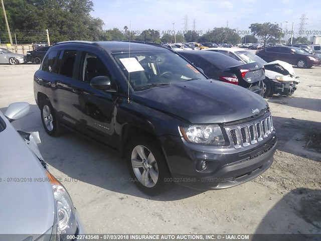 1C4NJCBB8FD246623 - 2015 JEEP COMPASS SPORT 黑色 照片 1