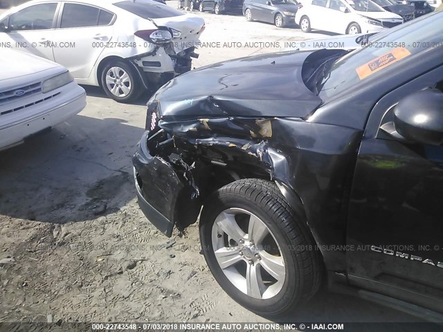 1C4NJCBB8FD246623 - 2015 JEEP COMPASS SPORT 黑色 照片 6