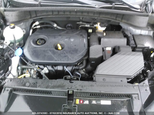 KM8J3CA48HU521756 - 2017 HYUNDAI TUCSON LIMITED/SPORT AND ECO/SE GRAY photo 10