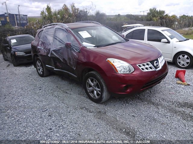 JN8AS5MT7BW180565 - 2011 NISSAN ROGUE S/SV/KROM RED photo 1