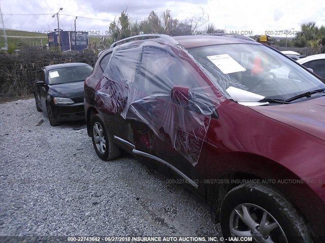 JN8AS5MT7BW180565 - 2011 NISSAN ROGUE S/SV/KROM RED photo 6