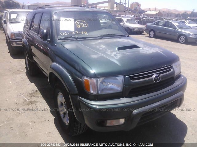 JT3GN86R410208523 - 2001 TOYOTA 4RUNNER SR5 GREEN photo 1