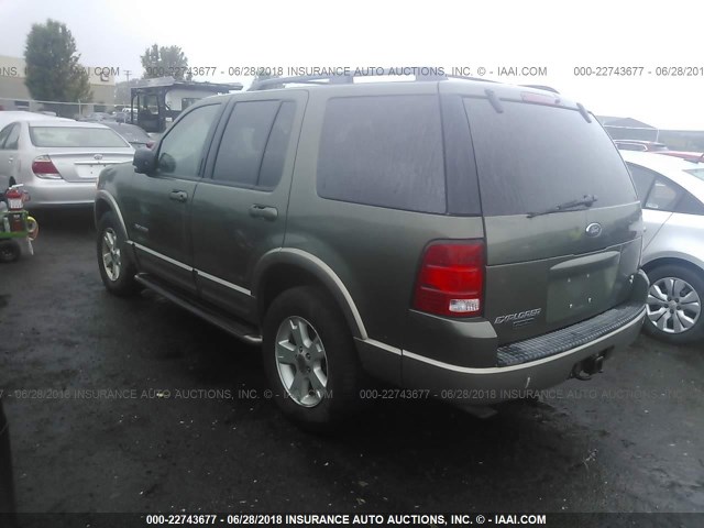 1FMZU64W14UA74387 - 2004 FORD EXPLORER EDDIE BAUER GREEN photo 3