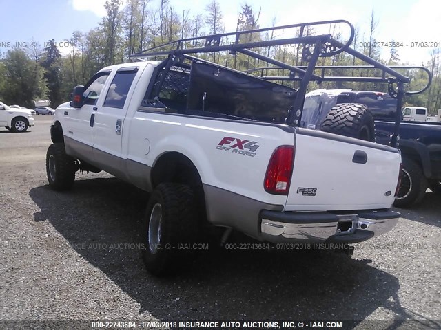 1FTSW31P54EA24422 - 2004 FORD F350 SRW SUPER DUTY WHITE photo 3