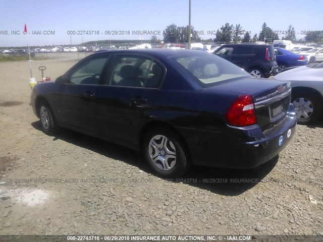 1G1ZS58F37F293710 - 2007 CHEVROLET MALIBU LS BLUE photo 3