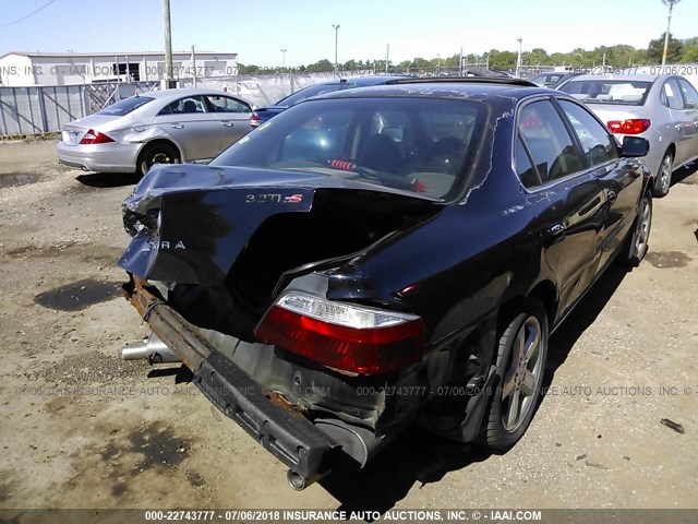 19UUA56833A000647 - 2003 ACURA 3.2TL TYPE-S BLACK photo 4