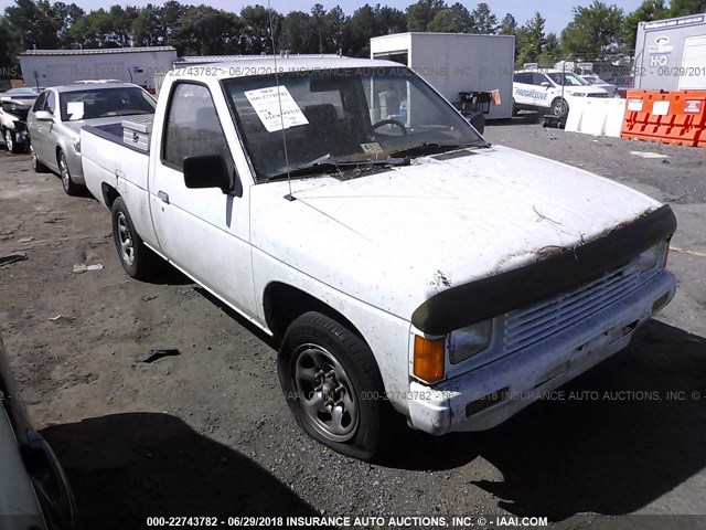 JN6ND11S9GW004438 - 1986 NISSAN D21 SHORT BED WHITE photo 1