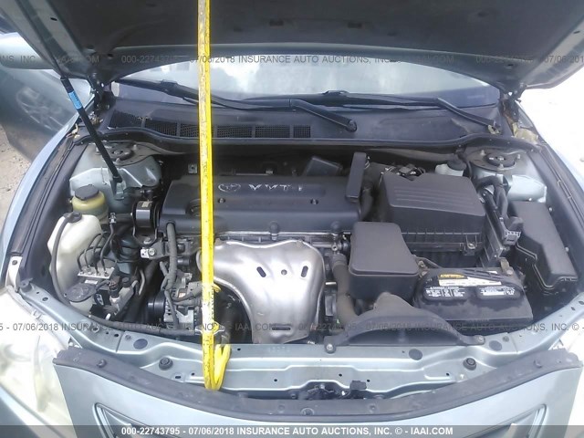 4T1BE46K98U768151 - 2008 TOYOTA CAMRY CE/LE/XLE/SE Light Blue photo 10