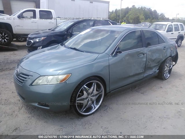 4T1BE46K98U768151 - 2008 TOYOTA CAMRY CE/LE/XLE/SE Light Blue photo 2