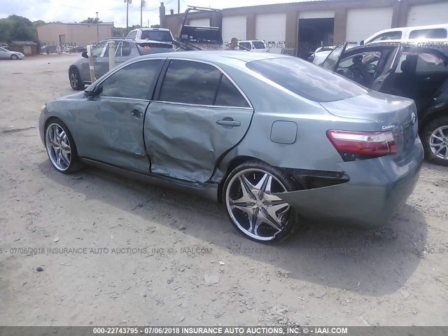 4T1BE46K98U768151 - 2008 TOYOTA CAMRY CE/LE/XLE/SE Light Blue photo 3