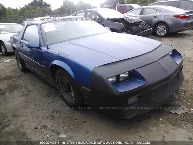 1G1FP23T4LL106969 - 1990 CHEVROLET CAMARO RS BLUE photo 1