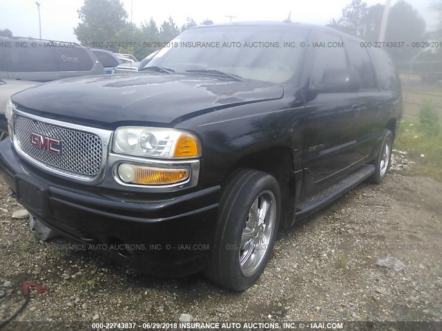 1GKFK66U45J198167 - 2005 GMC YUKON XL DENALI BLACK photo 2