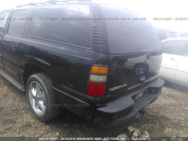 1GKFK66U45J198167 - 2005 GMC YUKON XL DENALI BLACK photo 3