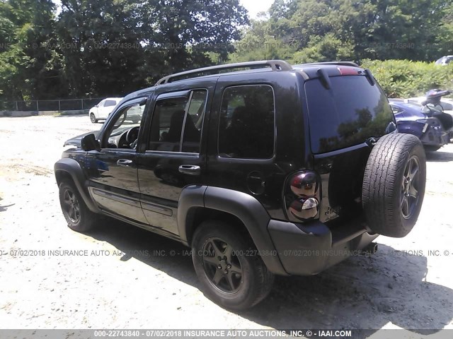 1J4GL48K93W558931 - 2003 JEEP LIBERTY SPORT/FREEDOM შავი ფოტო 3