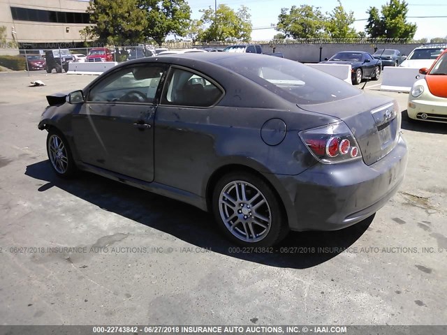 JTKDE167080236343 - 2008 TOYOTA SCION TC 灰色 照片 3