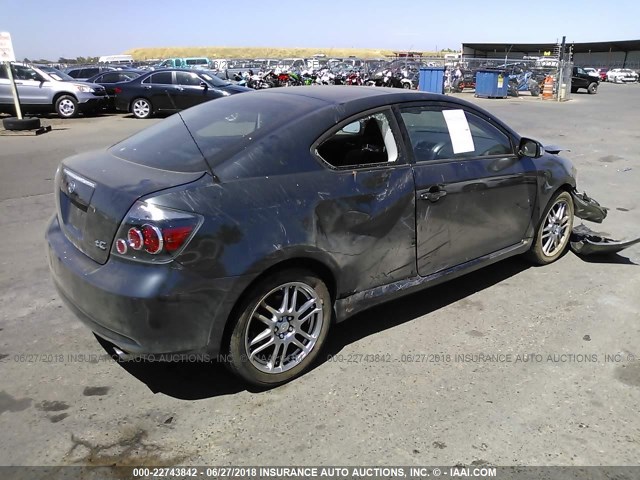 JTKDE167080236343 - 2008 TOYOTA SCION TC 灰色 照片 4