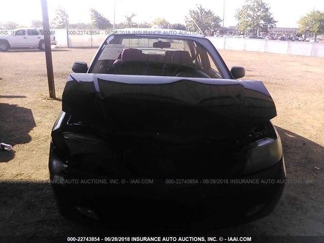JM1BJ225510423961 - 2001 MAZDA PROTEGE LX/ES შავი ფოტო 6